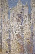 Claude Monet Rouen Cathedral West Facade Sunlight oil on canvas